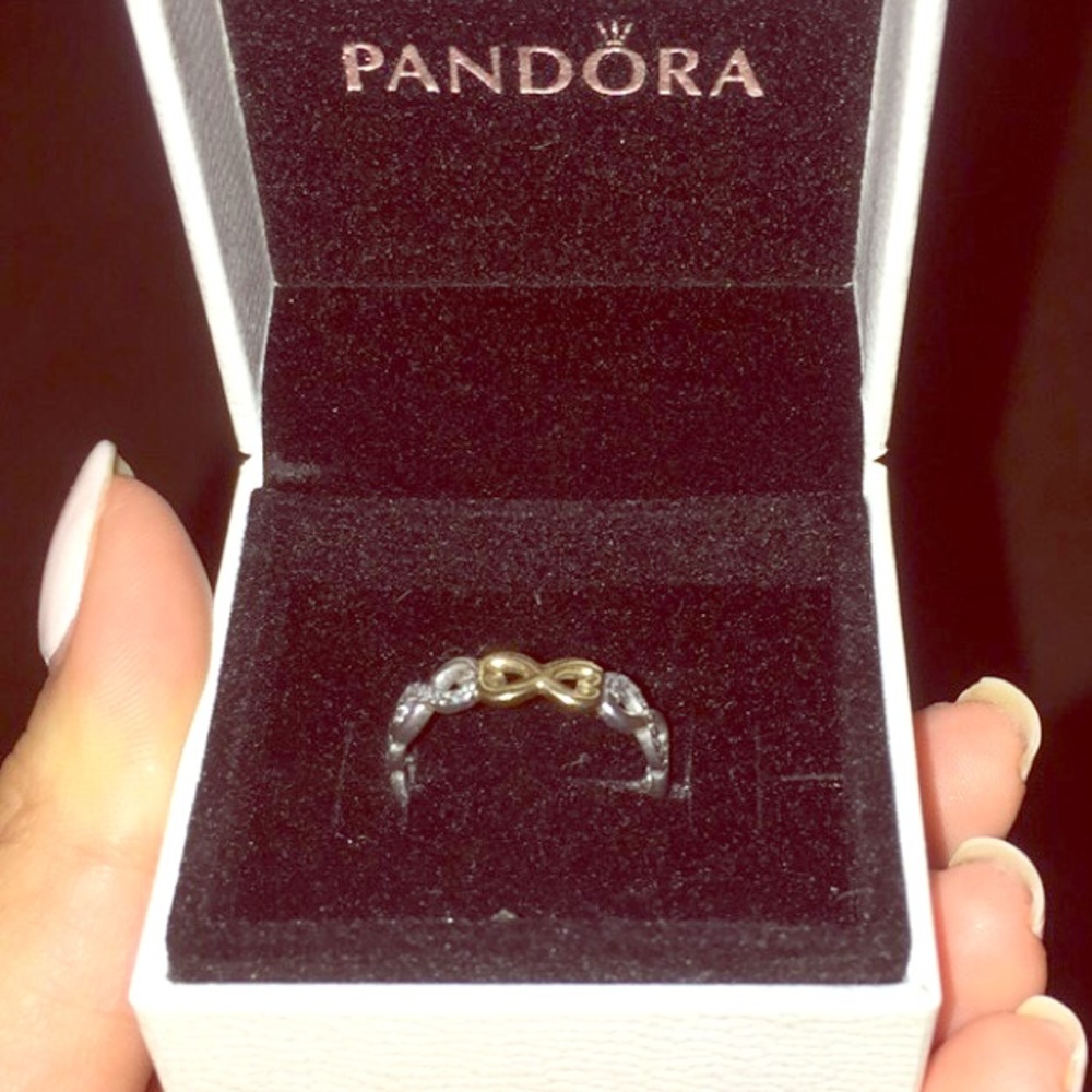 Infinite love stackable ring